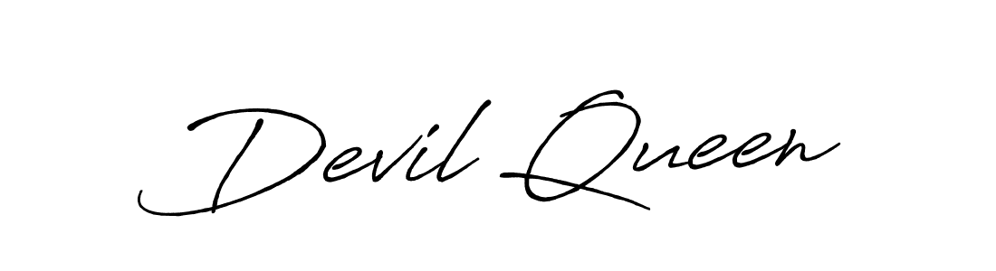 Also You can easily find your signature by using the search form. We will create Devil Queen name handwritten signature images for you free of cost using Antro_Vectra_Bolder sign style. Devil Queen signature style 7 images and pictures png