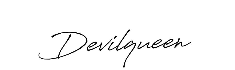 It looks lik you need a new signature style for name Devilqueen. Design unique handwritten (Antro_Vectra_Bolder) signature with our free signature maker in just a few clicks. Devilqueen signature style 7 images and pictures png
