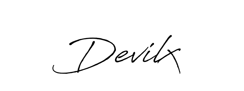 Also we have Devilx³ name is the best signature style. Create professional handwritten signature collection using Antro_Vectra_Bolder autograph style. Devilx³ signature style 7 images and pictures png