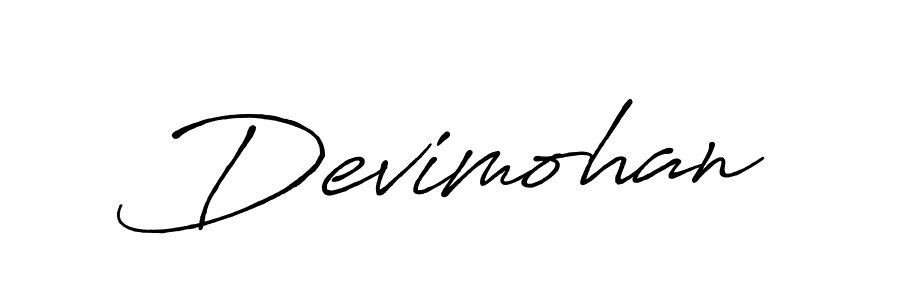 Create a beautiful signature design for name Devimohan. With this signature (Antro_Vectra_Bolder) fonts, you can make a handwritten signature for free. Devimohan signature style 7 images and pictures png