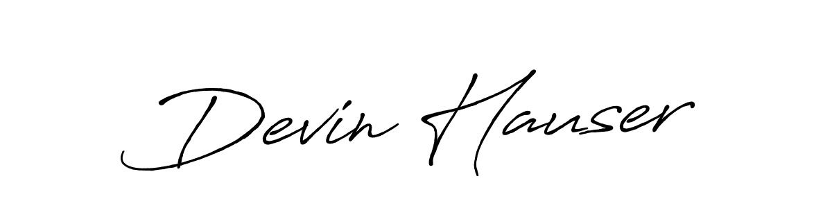 You should practise on your own different ways (Antro_Vectra_Bolder) to write your name (Devin Hauser) in signature. don't let someone else do it for you. Devin Hauser signature style 7 images and pictures png