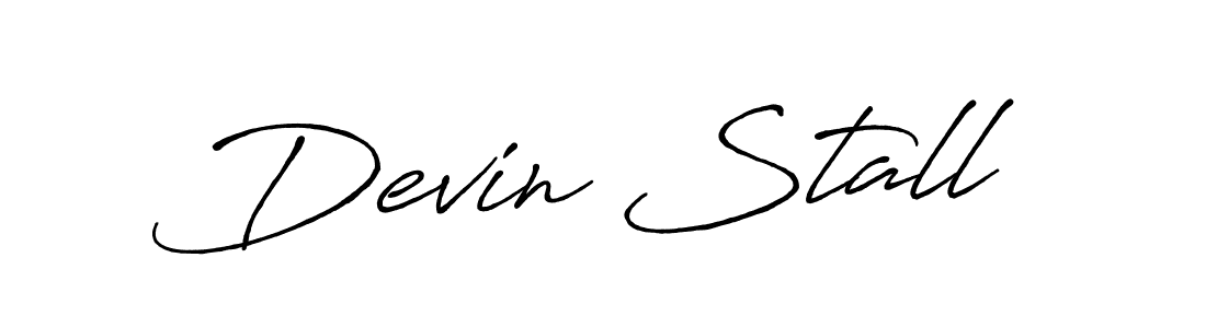 if you are searching for the best signature style for your name Devin Stall. so please give up your signature search. here we have designed multiple signature styles  using Antro_Vectra_Bolder. Devin Stall signature style 7 images and pictures png