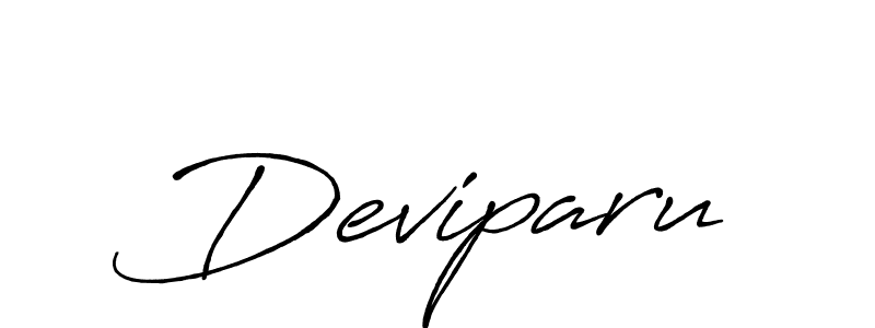 How to make Deviparu signature? Antro_Vectra_Bolder is a professional autograph style. Create handwritten signature for Deviparu name. Deviparu signature style 7 images and pictures png