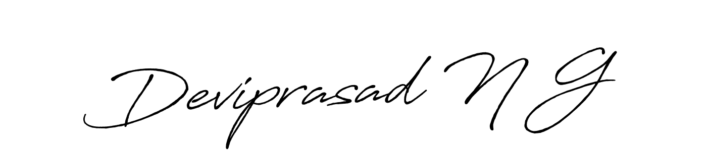 You should practise on your own different ways (Antro_Vectra_Bolder) to write your name (Deviprasad N G) in signature. don't let someone else do it for you. Deviprasad N G signature style 7 images and pictures png
