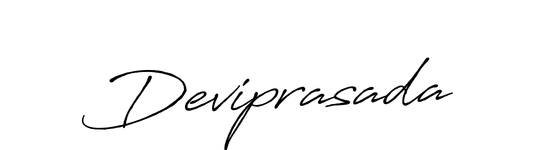 Use a signature maker to create a handwritten signature online. With this signature software, you can design (Antro_Vectra_Bolder) your own signature for name Deviprasada. Deviprasada signature style 7 images and pictures png