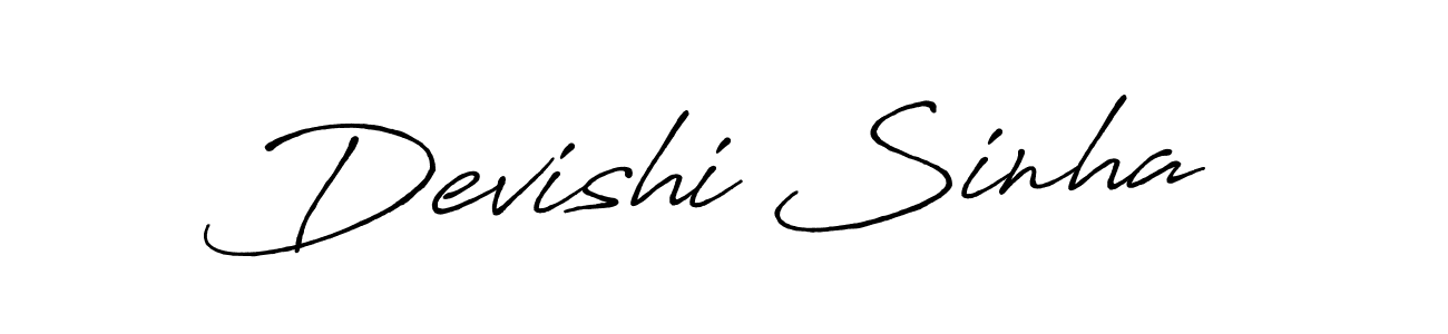 Once you've used our free online signature maker to create your best signature Antro_Vectra_Bolder style, it's time to enjoy all of the benefits that Devishi Sinha name signing documents. Devishi Sinha signature style 7 images and pictures png