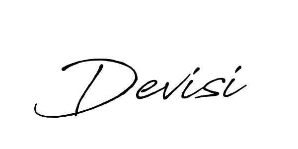 Design your own signature with our free online signature maker. With this signature software, you can create a handwritten (Antro_Vectra_Bolder) signature for name Devisi. Devisi signature style 7 images and pictures png