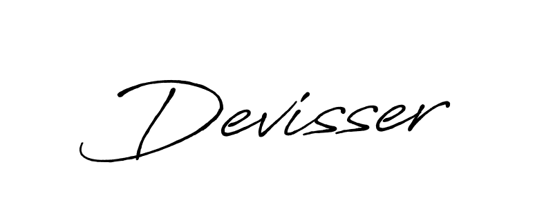 Make a beautiful signature design for name Devisser. With this signature (Antro_Vectra_Bolder) style, you can create a handwritten signature for free. Devisser signature style 7 images and pictures png