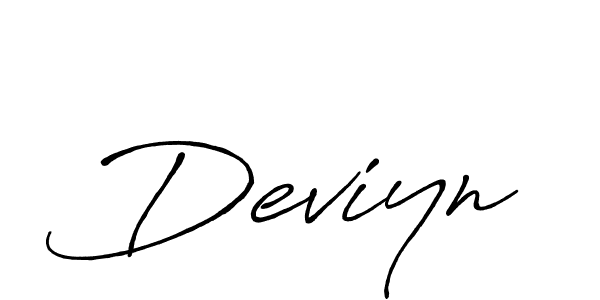 It looks lik you need a new signature style for name Deviyn. Design unique handwritten (Antro_Vectra_Bolder) signature with our free signature maker in just a few clicks. Deviyn signature style 7 images and pictures png