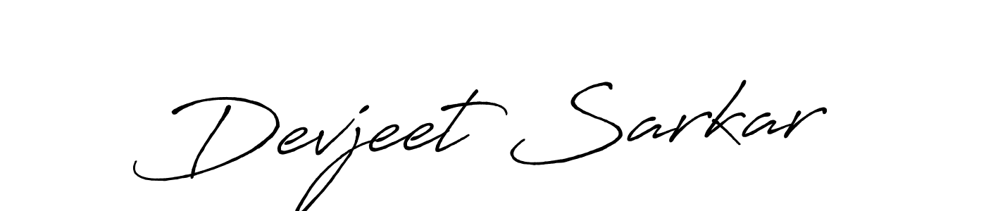 It looks lik you need a new signature style for name Devjeet Sarkar. Design unique handwritten (Antro_Vectra_Bolder) signature with our free signature maker in just a few clicks. Devjeet Sarkar signature style 7 images and pictures png