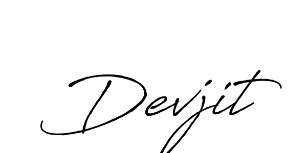 Also we have Devjit name is the best signature style. Create professional handwritten signature collection using Antro_Vectra_Bolder autograph style. Devjit signature style 7 images and pictures png