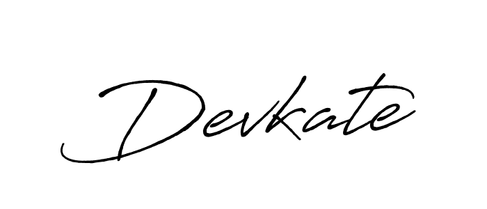 Devkate stylish signature style. Best Handwritten Sign (Antro_Vectra_Bolder) for my name. Handwritten Signature Collection Ideas for my name Devkate. Devkate signature style 7 images and pictures png