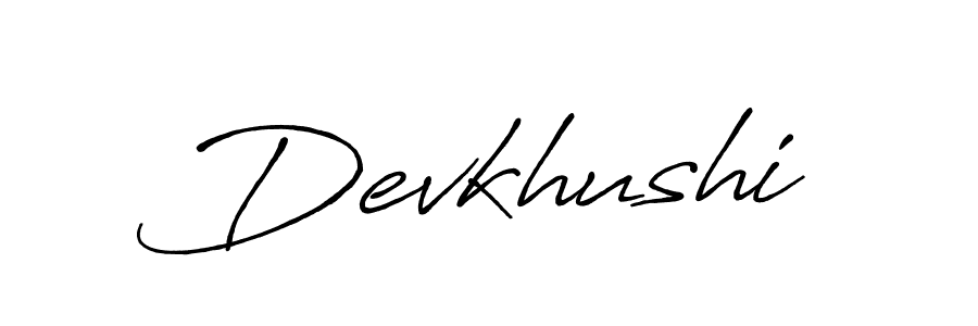 Also we have Devkhushi name is the best signature style. Create professional handwritten signature collection using Antro_Vectra_Bolder autograph style. Devkhushi signature style 7 images and pictures png