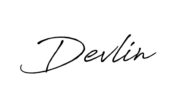 Also You can easily find your signature by using the search form. We will create Devlin name handwritten signature images for you free of cost using Antro_Vectra_Bolder sign style. Devlin signature style 7 images and pictures png