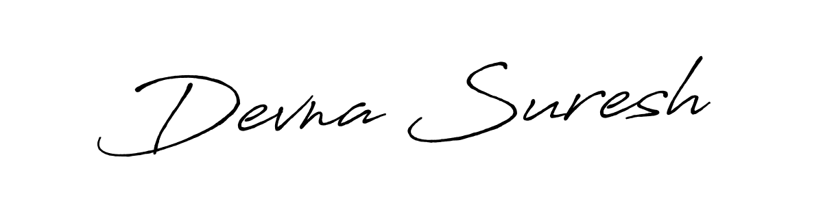 if you are searching for the best signature style for your name Devna Suresh. so please give up your signature search. here we have designed multiple signature styles  using Antro_Vectra_Bolder. Devna Suresh signature style 7 images and pictures png