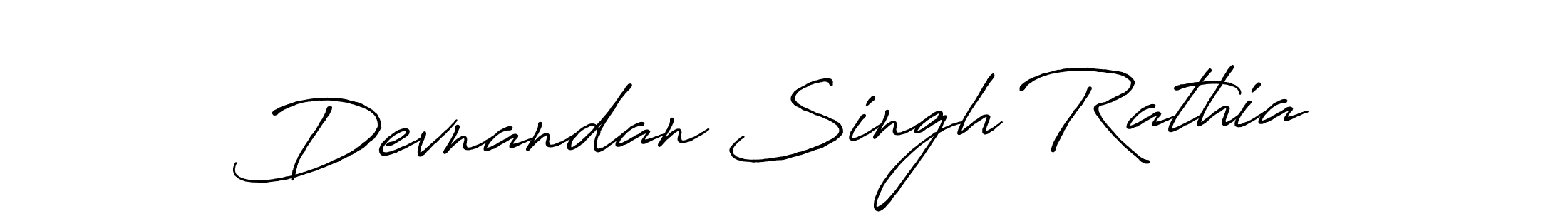 Design your own signature with our free online signature maker. With this signature software, you can create a handwritten (Antro_Vectra_Bolder) signature for name Devnandan Singh Rathia. Devnandan Singh Rathia signature style 7 images and pictures png