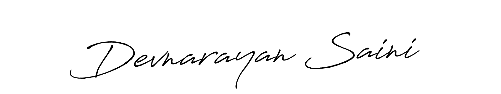 Use a signature maker to create a handwritten signature online. With this signature software, you can design (Antro_Vectra_Bolder) your own signature for name Devnarayan Saini. Devnarayan Saini signature style 7 images and pictures png