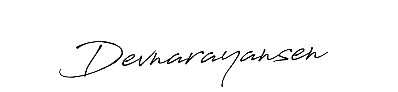 Design your own signature with our free online signature maker. With this signature software, you can create a handwritten (Antro_Vectra_Bolder) signature for name Devnarayansen. Devnarayansen signature style 7 images and pictures png