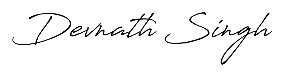 Designed for modern professionals: Devnath Singh name signature crafted with Antro_Vectra_Bolder script. Ready for digital PDF workflows. Devnath Singh signature style 7 images and pictures png