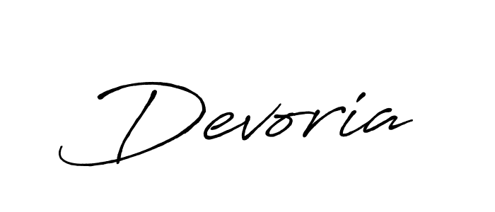 Similarly Antro_Vectra_Bolder is the best handwritten signature design. Signature creator online .You can use it as an online autograph creator for name Devoria. Devoria signature style 7 images and pictures png