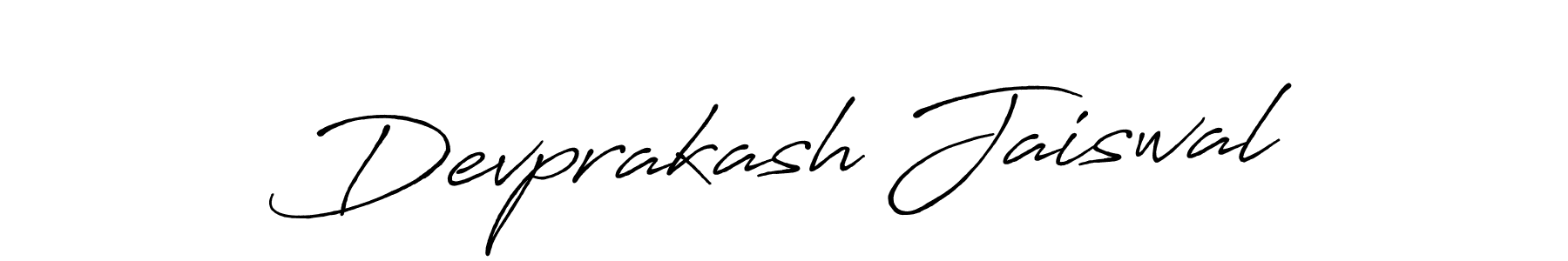 It looks lik you need a new signature style for name Devprakash Jaiswal. Design unique handwritten (Antro_Vectra_Bolder) signature with our free signature maker in just a few clicks. Devprakash Jaiswal signature style 7 images and pictures png