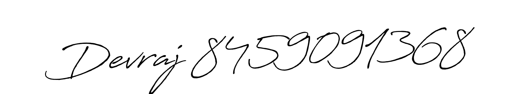 Design your own signature with our free online signature maker. With this signature software, you can create a handwritten (Antro_Vectra_Bolder) signature for name Devraj 8459091368. Devraj 8459091368 signature style 7 images and pictures png