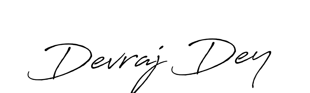 Devraj Dey stylish signature style. Best Handwritten Sign (Antro_Vectra_Bolder) for my name. Handwritten Signature Collection Ideas for my name Devraj Dey. Devraj Dey signature style 7 images and pictures png