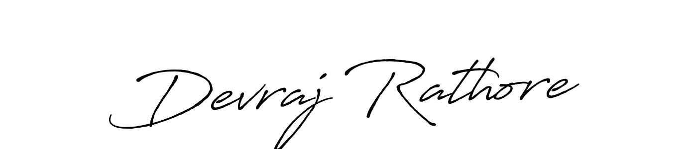 Antro_Vectra_Bolder is a professional signature style that is perfect for those who want to add a touch of class to their signature. It is also a great choice for those who want to make their signature more unique. Get Devraj Rathore name to fancy signature for free. Devraj Rathore signature style 7 images and pictures png