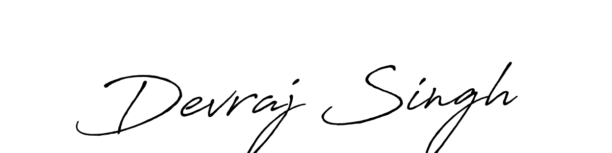 Devraj Singh stylish signature style. Best Handwritten Sign (Antro_Vectra_Bolder) for my name. Handwritten Signature Collection Ideas for my name Devraj Singh. Devraj Singh signature style 7 images and pictures png
