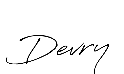 It looks lik you need a new signature style for name Devry. Design unique handwritten (Antro_Vectra_Bolder) signature with our free signature maker in just a few clicks. Devry signature style 7 images and pictures png