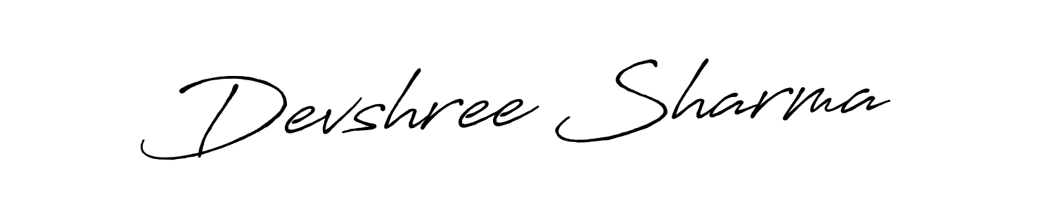 Also You can easily find your signature by using the search form. We will create Devshree Sharma name handwritten signature images for you free of cost using Antro_Vectra_Bolder sign style. Devshree Sharma signature style 7 images and pictures png