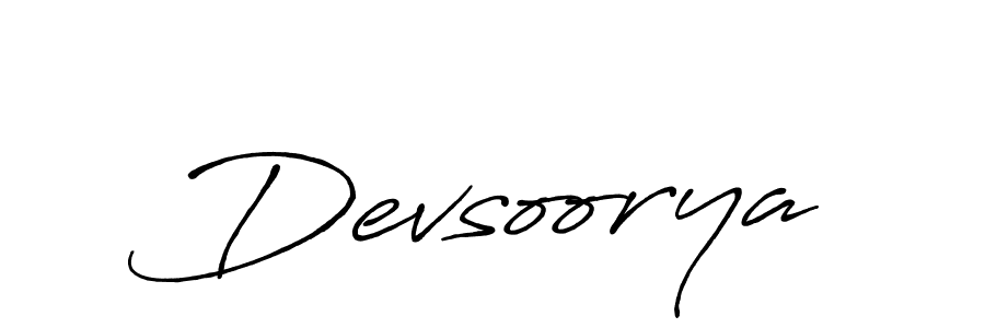 Make a short Devsoorya signature style. Manage your documents anywhere anytime using Antro_Vectra_Bolder. Create and add eSignatures, submit forms, share and send files easily. Devsoorya signature style 7 images and pictures png