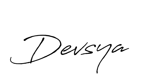Once you've used our free online signature maker to create your best signature Antro_Vectra_Bolder style, it's time to enjoy all of the benefits that Devsya name signing documents. Devsya signature style 7 images and pictures png