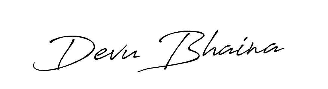 Also You can easily find your signature by using the search form. We will create Devu Bhaina name handwritten signature images for you free of cost using Antro_Vectra_Bolder sign style. Devu Bhaina signature style 7 images and pictures png