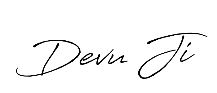 Once you've used our free online signature maker to create your best signature Antro_Vectra_Bolder style, it's time to enjoy all of the benefits that Devu Ji name signing documents. Devu Ji signature style 7 images and pictures png