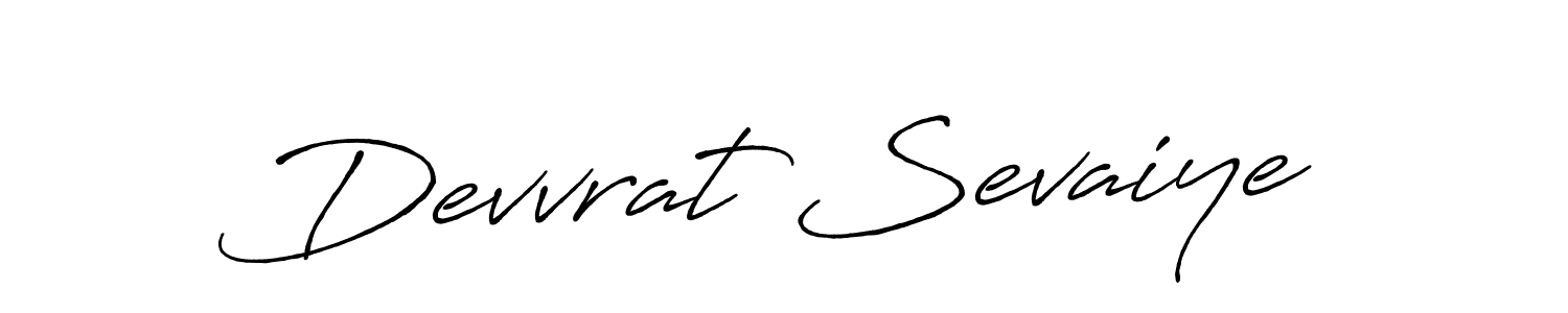 How to make Devvrat Sevaiye signature? Antro_Vectra_Bolder is a professional autograph style. Create handwritten signature for Devvrat Sevaiye name. Devvrat Sevaiye signature style 7 images and pictures png