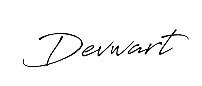 The best way (Antro_Vectra_Bolder) to make a short signature is to pick only two or three words in your name. The name Devwart include a total of six letters. For converting this name. Devwart signature style 7 images and pictures png