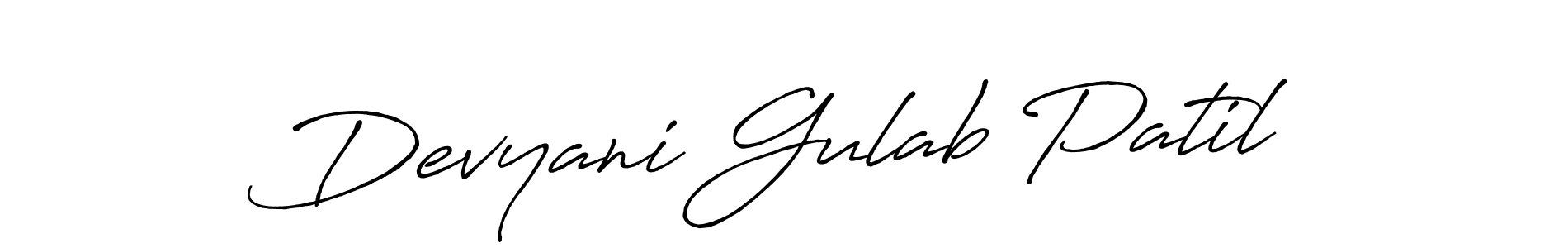 Similarly Antro_Vectra_Bolder is the best handwritten signature design. Signature creator online .You can use it as an online autograph creator for name Devyani Gulab Patil. Devyani Gulab Patil signature style 7 images and pictures png