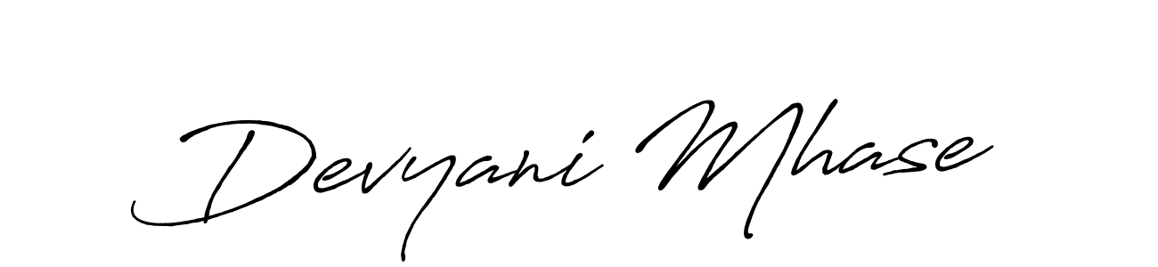 You can use this online signature creator to create a handwritten signature for the name Devyani Mhase. This is the best online autograph maker. Devyani Mhase signature style 7 images and pictures png