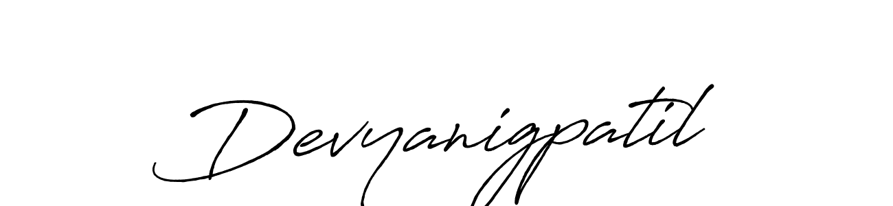 How to make Devyanigpatil signature? Antro_Vectra_Bolder is a professional autograph style. Create handwritten signature for Devyanigpatil name. Devyanigpatil signature style 7 images and pictures png