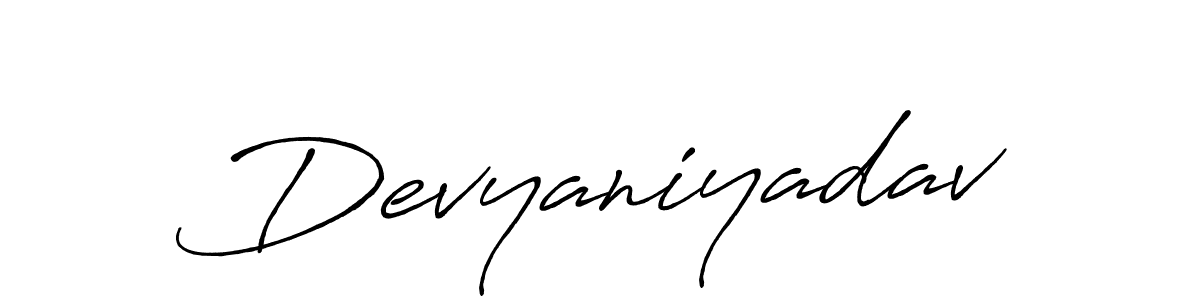 Antro_Vectra_Bolder is a professional signature style that is perfect for those who want to add a touch of class to their signature. It is also a great choice for those who want to make their signature more unique. Get Devyaniyadav name to fancy signature for free. Devyaniyadav signature style 7 images and pictures png