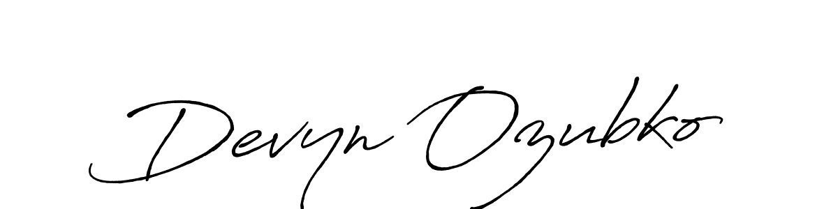 It looks lik you need a new signature style for name Devyn Ozubko. Design unique handwritten (Antro_Vectra_Bolder) signature with our free signature maker in just a few clicks. Devyn Ozubko signature style 7 images and pictures png