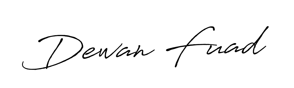 Here are the top 10 professional signature styles for the name Dewan Fuad. These are the best autograph styles you can use for your name. Dewan Fuad signature style 7 images and pictures png