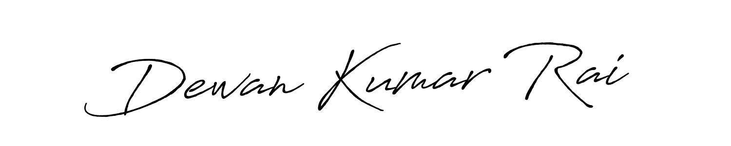 Also we have Dewan Kumar Rai name is the best signature style. Create professional handwritten signature collection using Antro_Vectra_Bolder autograph style. Dewan Kumar Rai signature style 7 images and pictures png