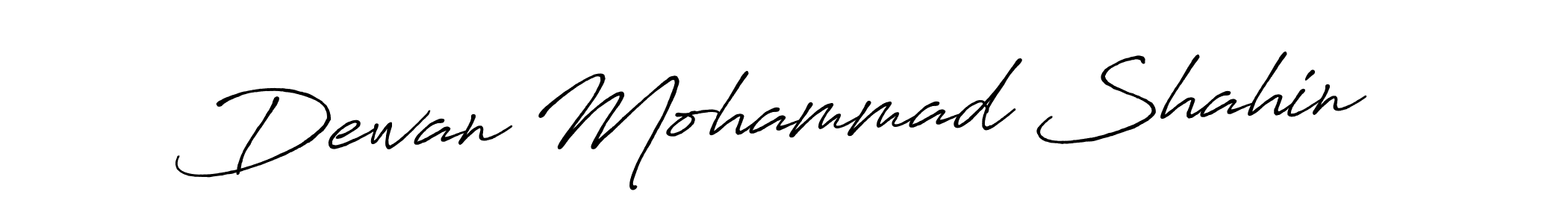 How to make Dewan Mohammad Shahin name signature. Use Antro_Vectra_Bolder style for creating short signs online. This is the latest handwritten sign. Dewan Mohammad Shahin signature style 7 images and pictures png