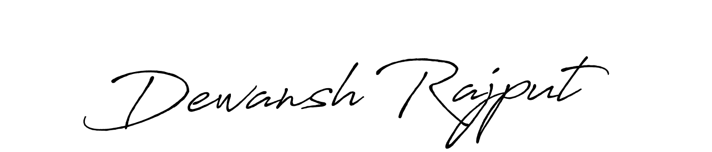 Dewansh Rajput stylish signature style. Best Handwritten Sign (Antro_Vectra_Bolder) for my name. Handwritten Signature Collection Ideas for my name Dewansh Rajput. Dewansh Rajput signature style 7 images and pictures png