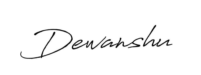 Dewanshu stylish signature style. Best Handwritten Sign (Antro_Vectra_Bolder) for my name. Handwritten Signature Collection Ideas for my name Dewanshu. Dewanshu signature style 7 images and pictures png