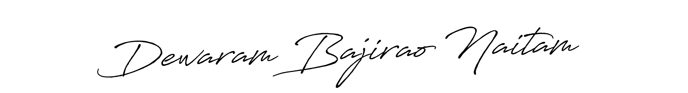 Make a beautiful signature design for name Dewaram Bajirao Naitam. Use this online signature maker to create a handwritten signature for free. Dewaram Bajirao Naitam signature style 7 images and pictures png