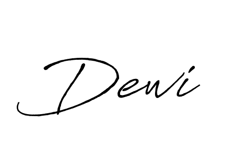 Also You can easily find your signature by using the search form. We will create Dewi  name handwritten signature images for you free of cost using Antro_Vectra_Bolder sign style. Dewi  signature style 7 images and pictures png