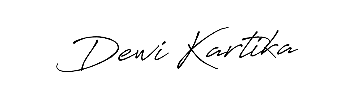 Antro_Vectra_Bolder is a professional signature style that is perfect for those who want to add a touch of class to their signature. It is also a great choice for those who want to make their signature more unique. Get Dewi Kartika name to fancy signature for free. Dewi Kartika signature style 7 images and pictures png